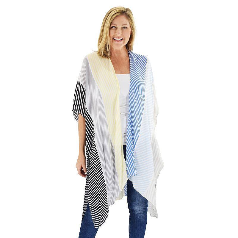Women's Le Moda Harborside Kimono, Multi Product Image
