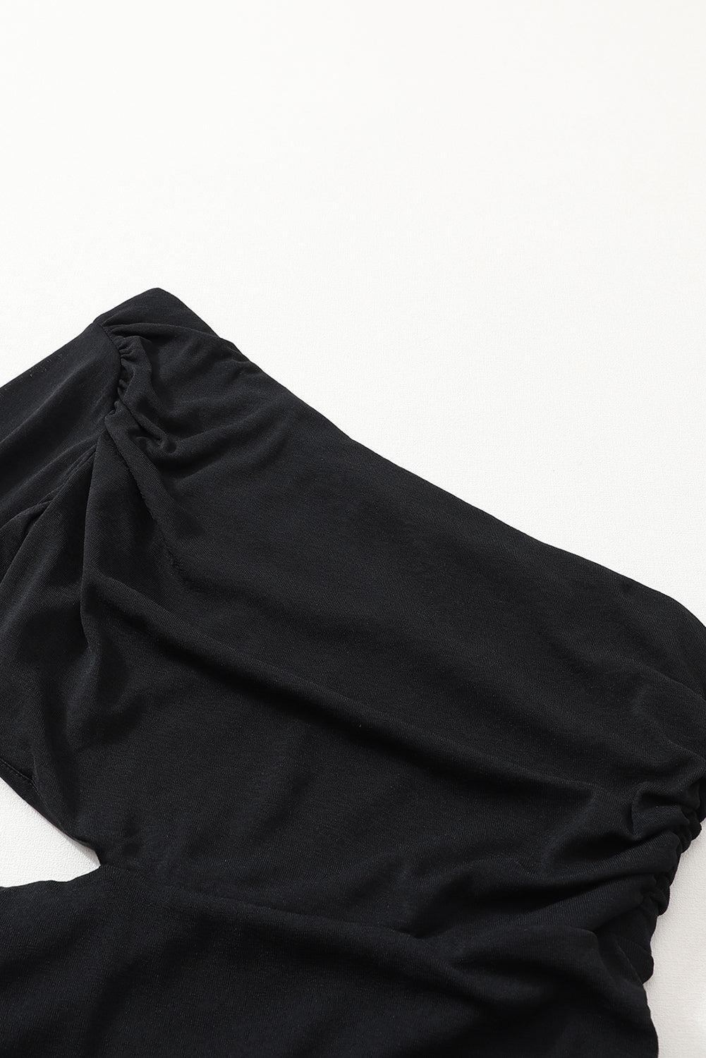 Black One Shoulder Bodycon Product Image