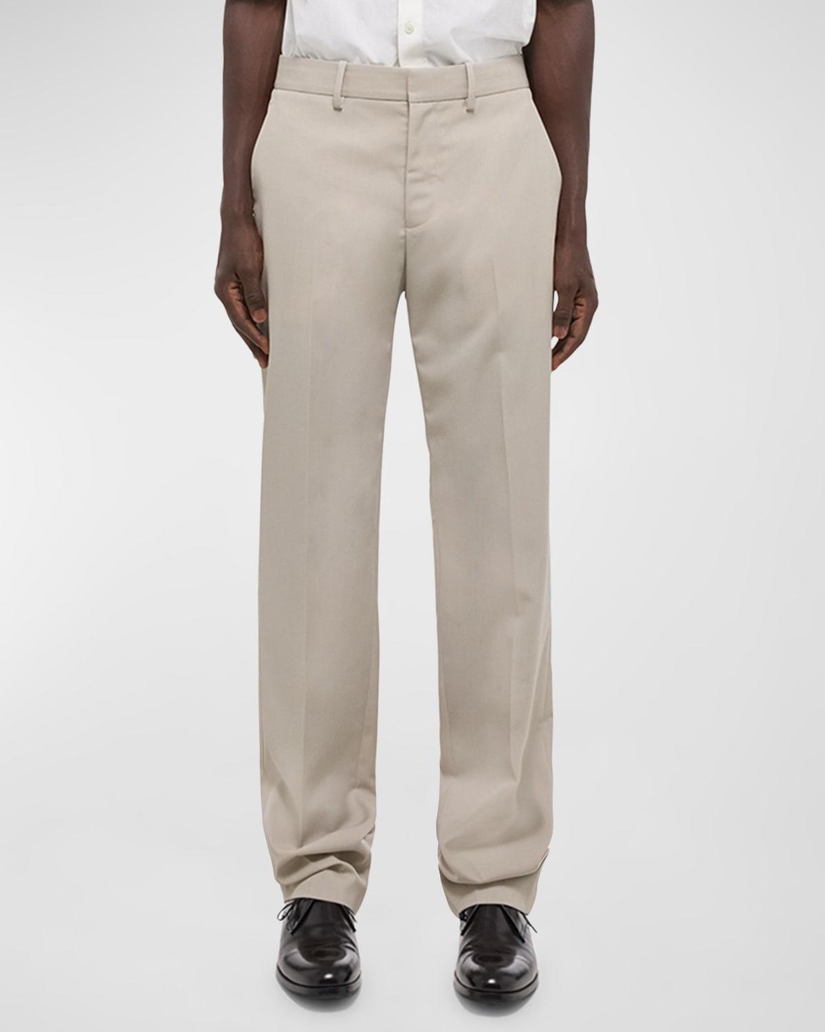 Mens Straight-Leg Crepe Suit Pants Product Image