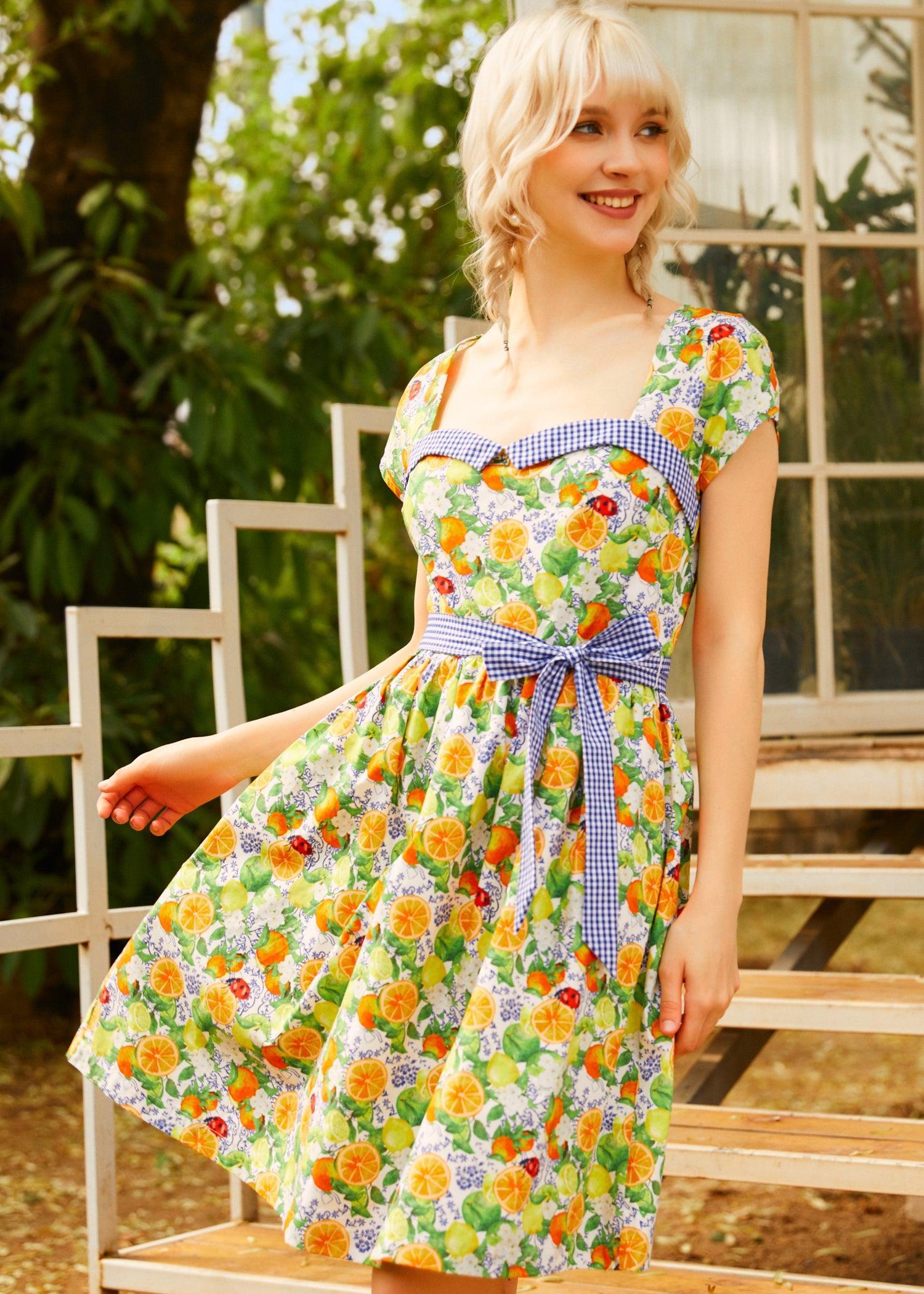 Citrus Serenade Dress Product Image