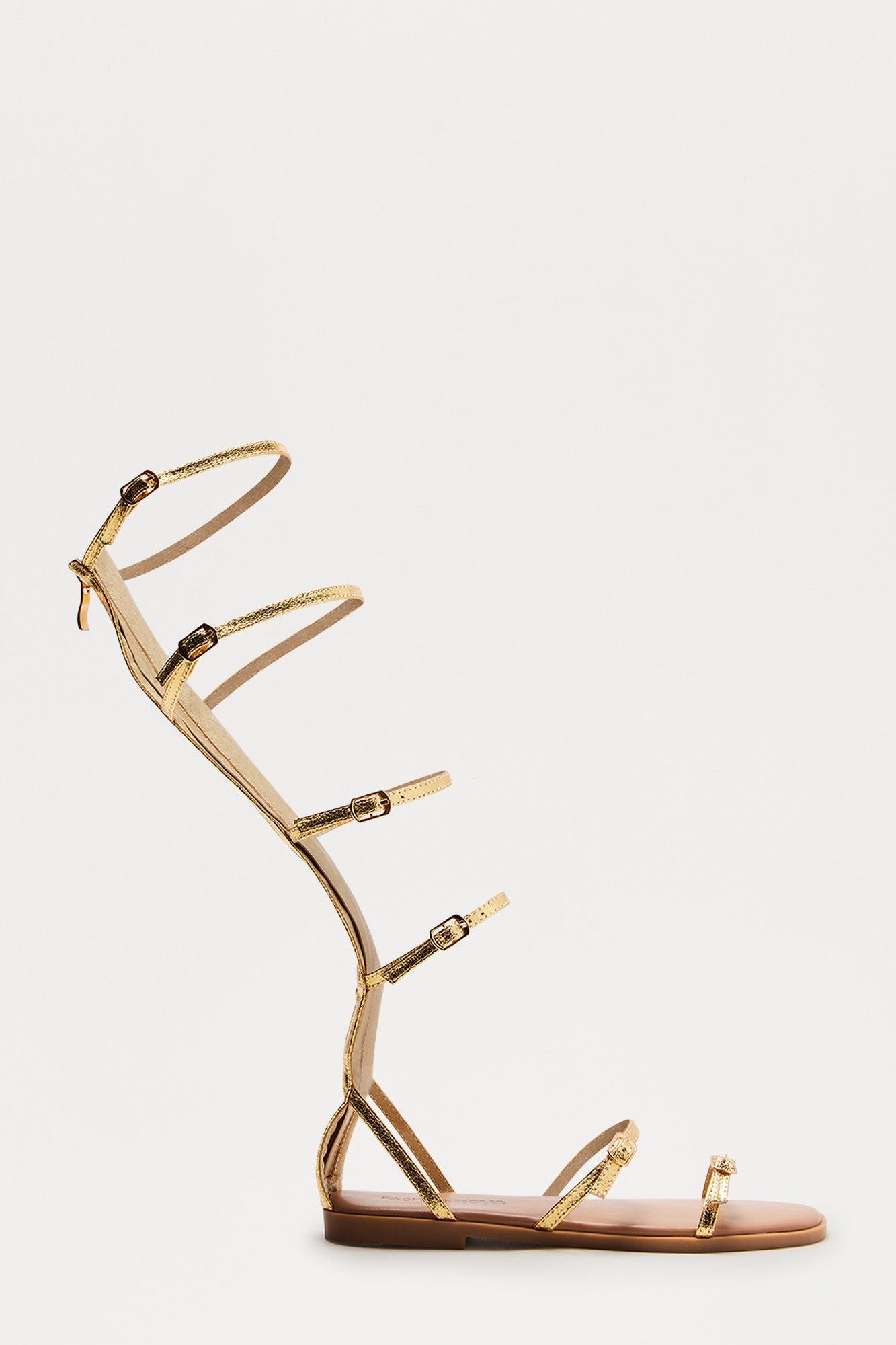 Piers Gladiator Sandals - Gold Product Image