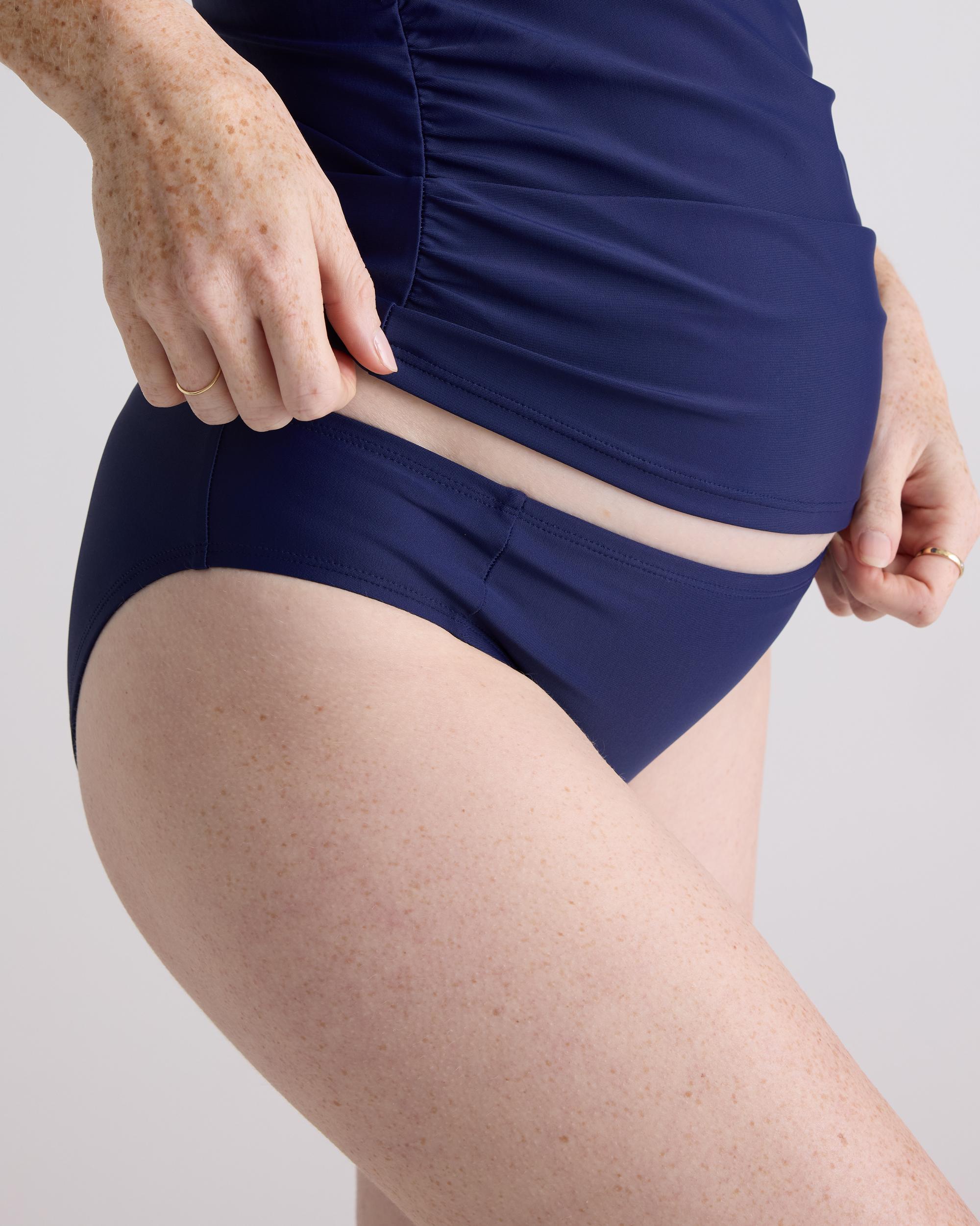 Quince | Women's Italian Maternity Two-Piece Tank Topini Swimsuit 78% Recycled Polyamide, 22% Spandex Product Image