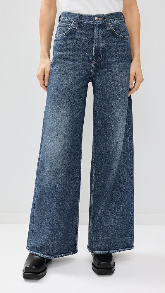 rag & bone Miramar Sofie High Rise Ankle Wide Leg Sweatpants | Shopbop Product Image