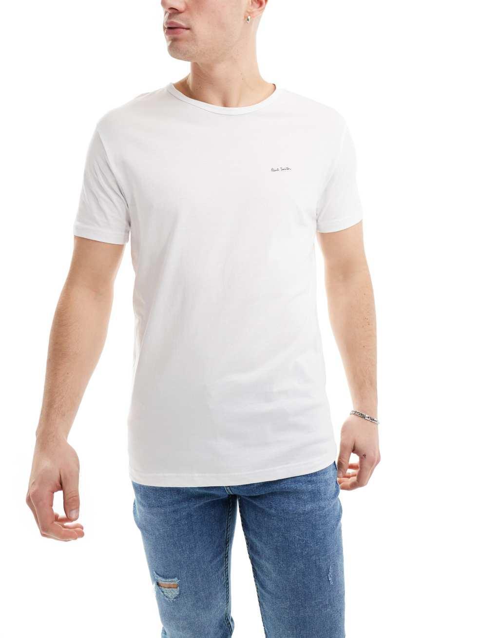 Paul Smith 3 pack t-shirts with logo in black white navy Product Image