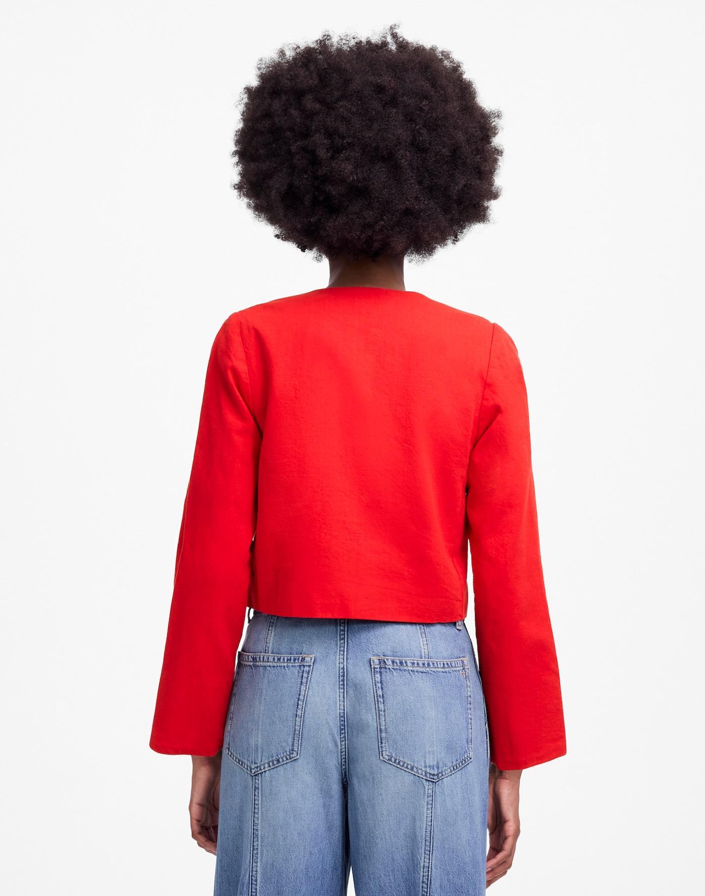 Crop Cardigan Jacket Product Image