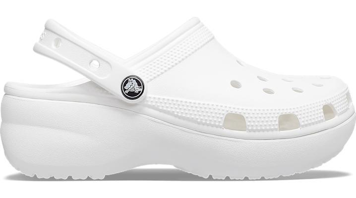 Crocs Classic Women's Platform Clogs, Size: 11, Black Product Image