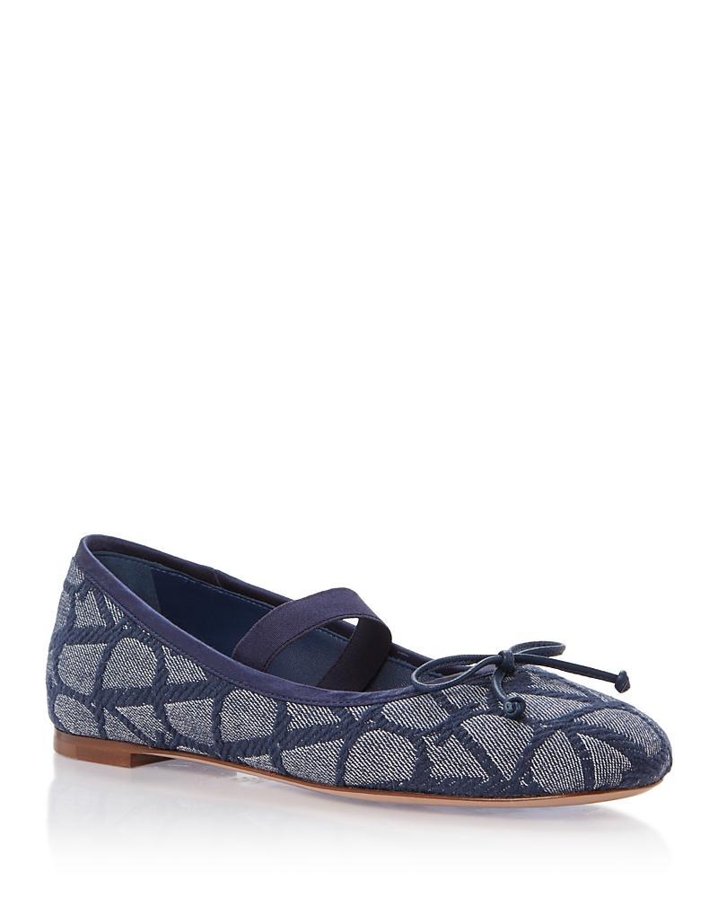 Luna Suede Ballerina Flats Product Image
