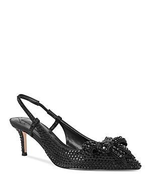 Kurt Geiger London Womens Belgravia Bow Crystal Slip On Slingback Pumps Product Image