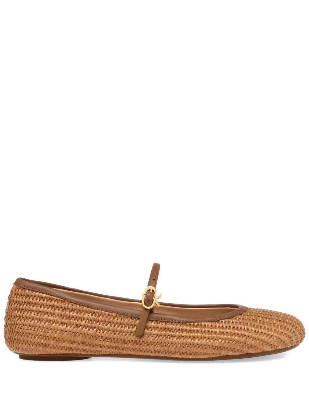Carla raffia ballet pumps Product Image