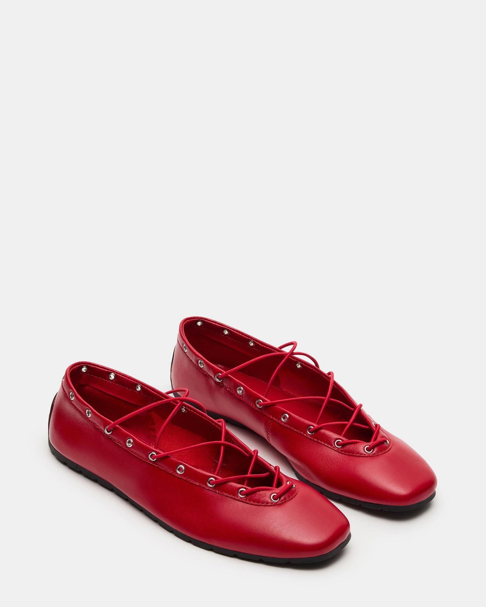 POINTE RED LEATHER Female Product Image
