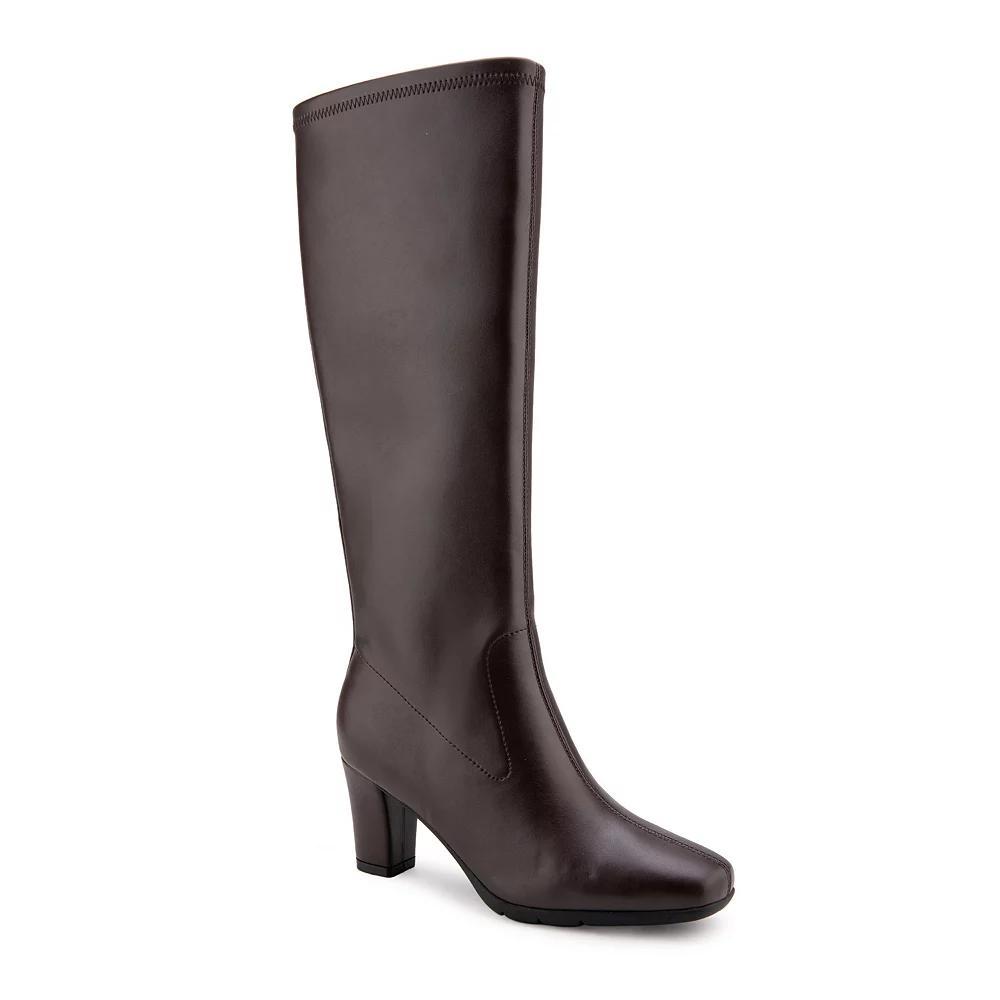 Aerosoles Chai Stretch Women's Knee-High Boots, Size: 10, Java Stretch Pu Product Image