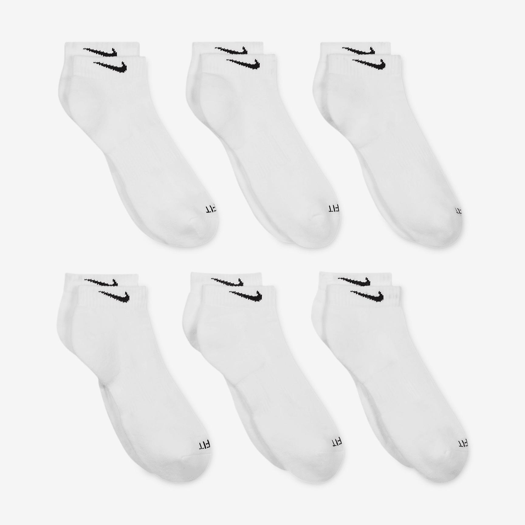 Nike Unisex Everyday Plus Cushioned Training Low Socks (6 Pairs) Product Image