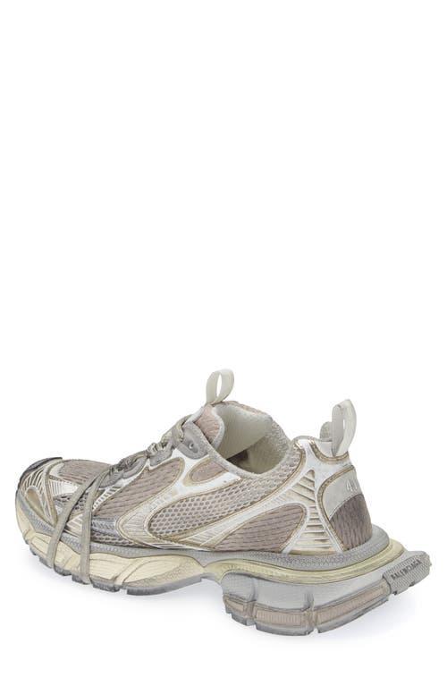 BALENCIAGA Mens Cream Comb 3xl Logo-embossed Mesh Low-top Trainers Product Image