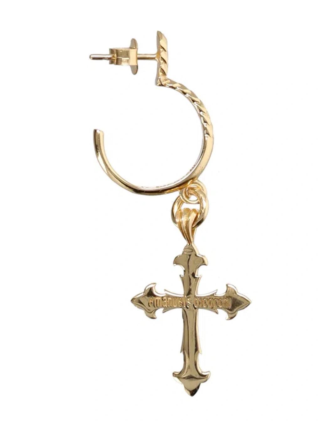 EMANUELE BICOCCHI Earring Cross Gold Product Image