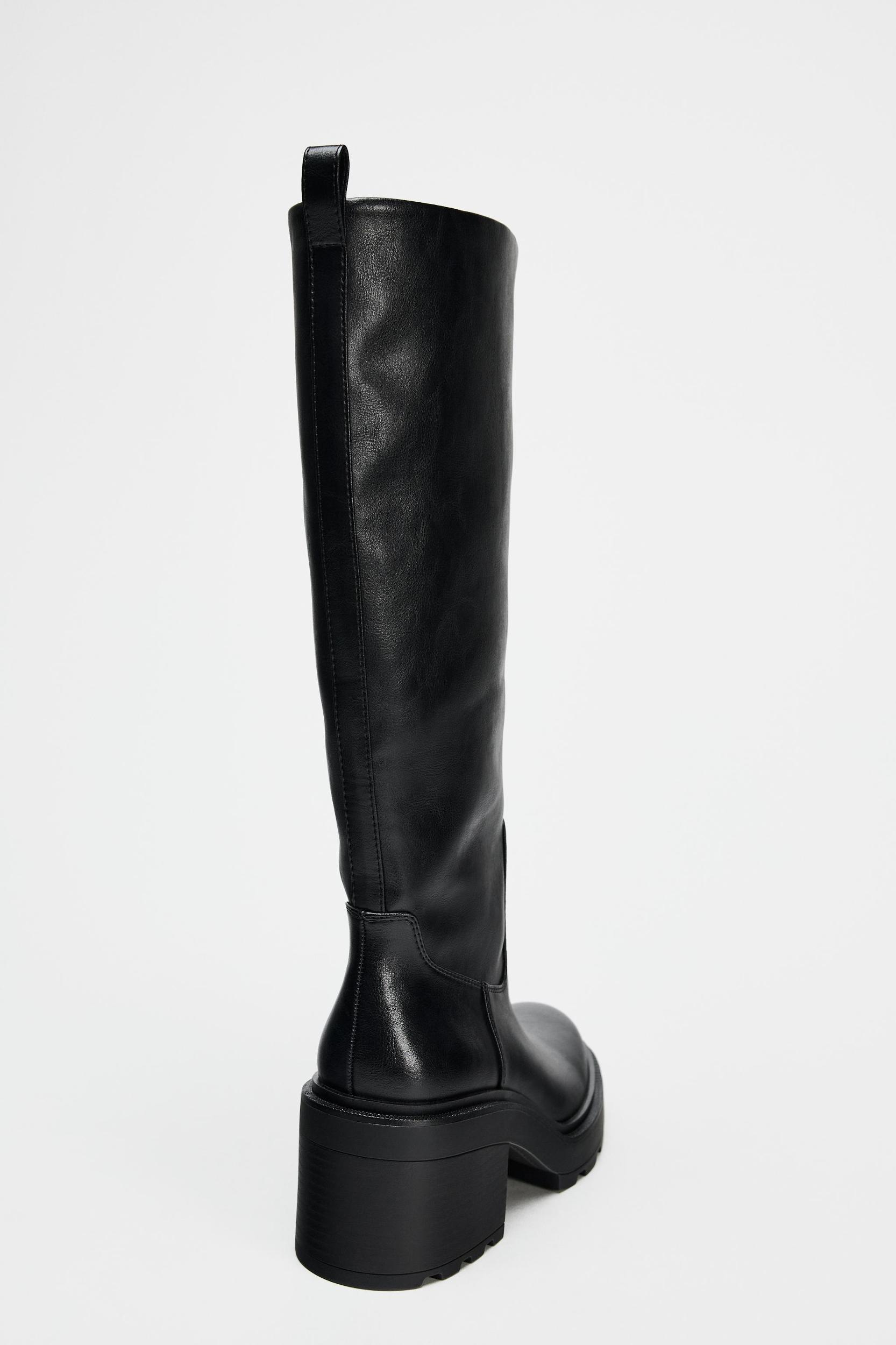 HEELED LUG SOLE BOOTS Product Image