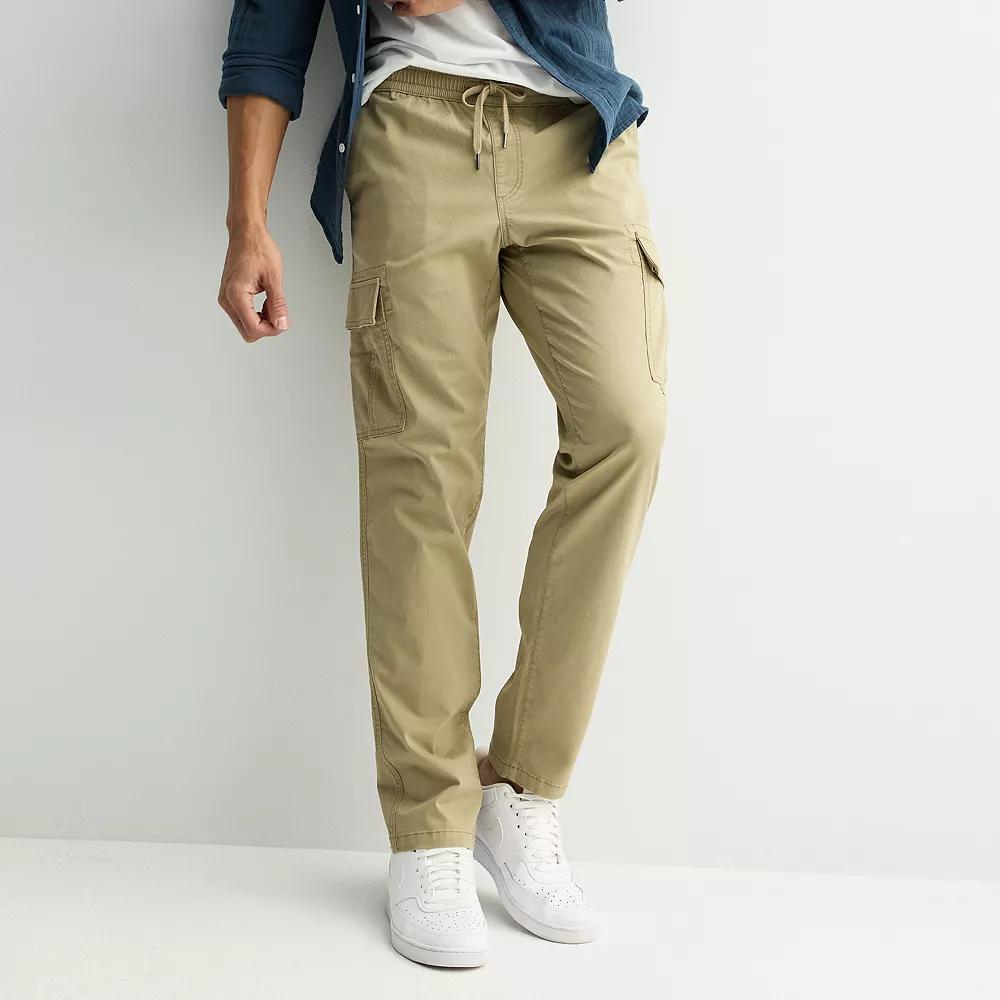 Men's Sonoma Goods For Life® Pull-on Cargo Pants, Size: XL, Brown Product Image
