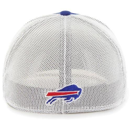 Men's '47 Royal Buffalo Bills Leather Head Flex Hat, Size: Large/XL, Blue Product Image