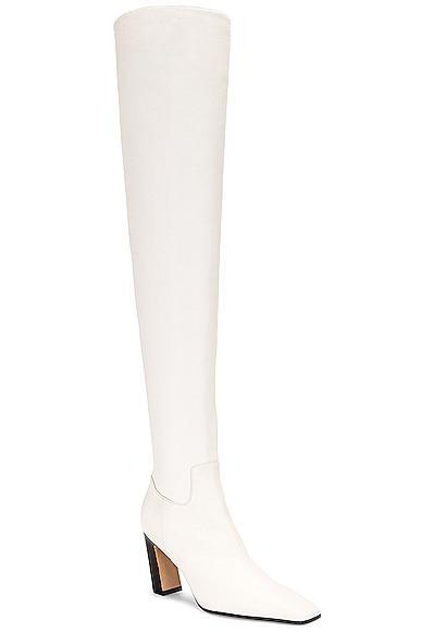 KHAITE Marfa Classic Over The Knee Heel Boot Product Image