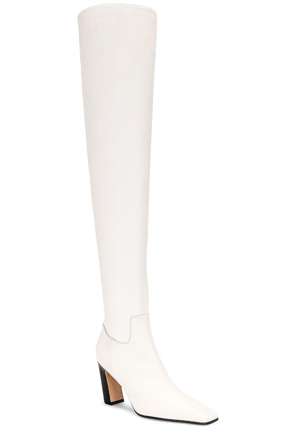 KHAITE Marfa Classic Over The Knee Heel Boot Product Image
