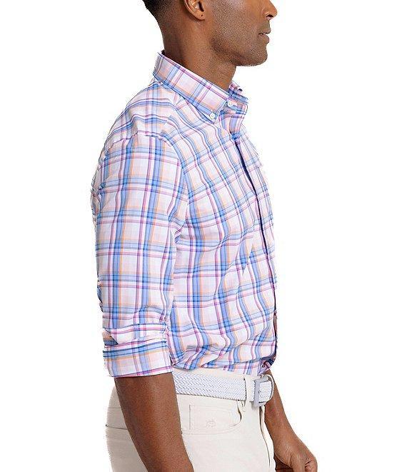 Southern Tide Performance Stretch Intercoastal Gaspee Plaid Long Sleeve Woven Shirt Product Image