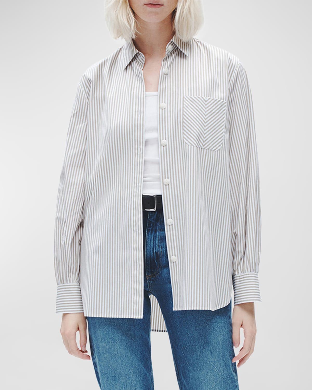 rag & bone Maxine Cotton Button Down Shirt Product Image