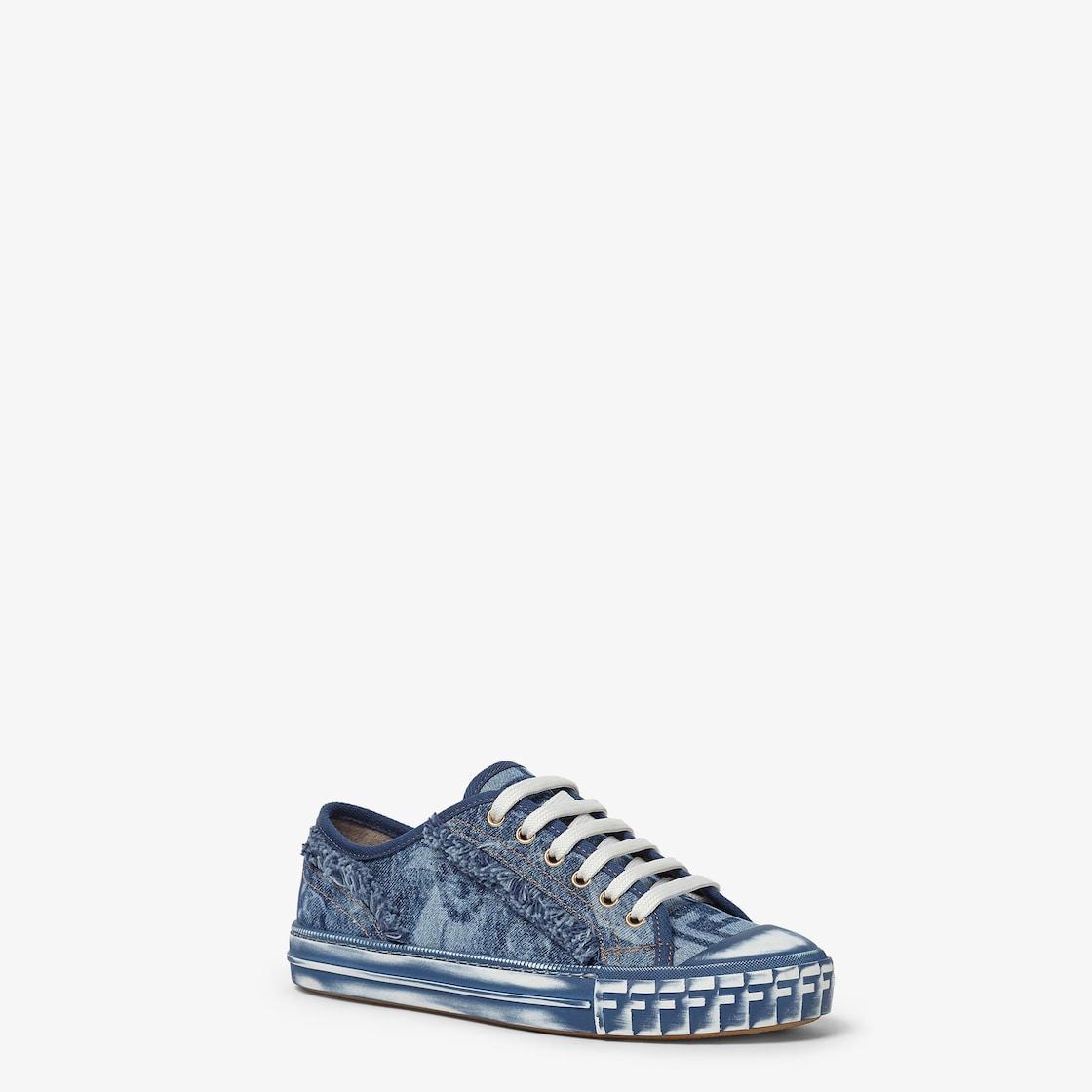 DominoBlue denim low-tops Product Image