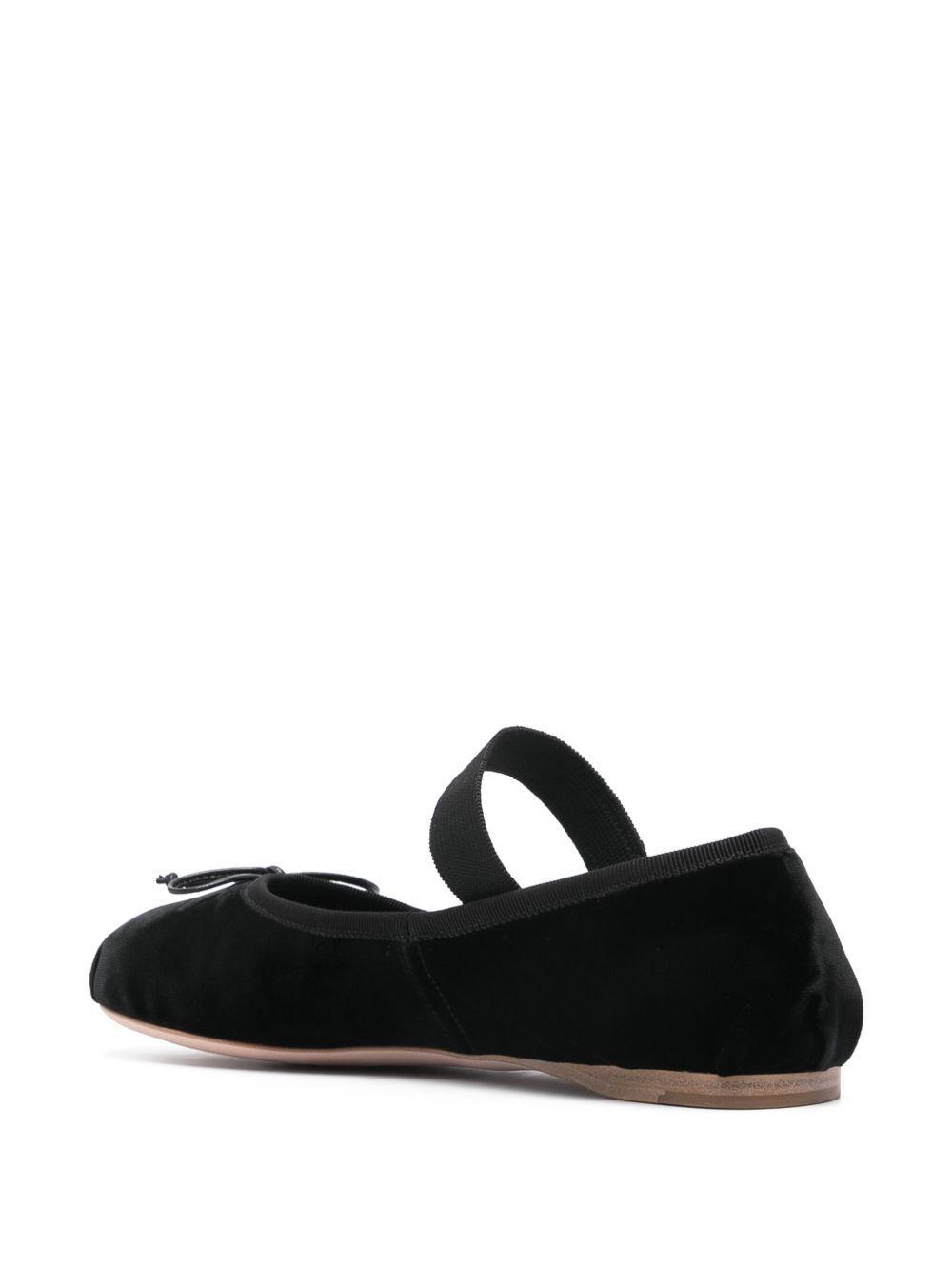 logo-strap ballerina shoes Product Image