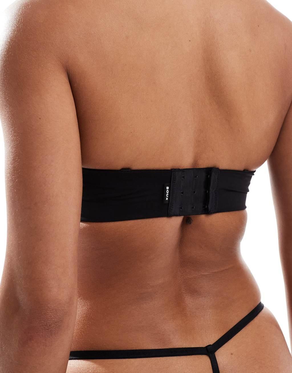 Boux Avenue strapless bra in black Product Image