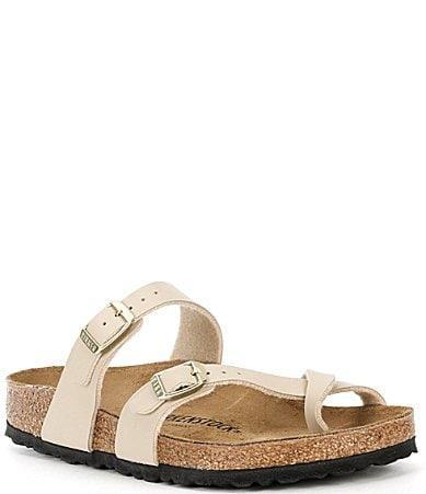 Birkenstock Womens Mayari Adjustable Buckle Criss Cross Thong Sandals Product Image