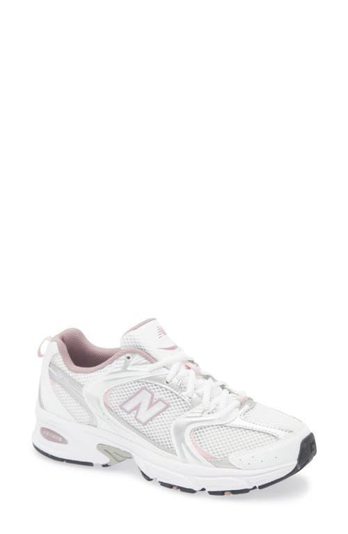 New Balance Gender Inclusive 530 Sneaker in White/Silver Metallic at Nordstrom, Size 9.5 Women's Product Image