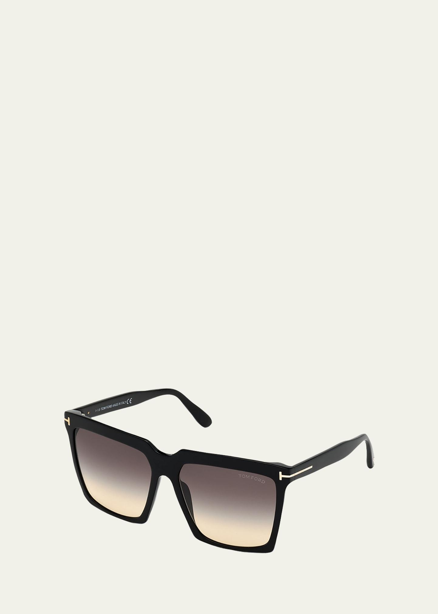 Sabrina Square Acetate Sunglasses Product Image