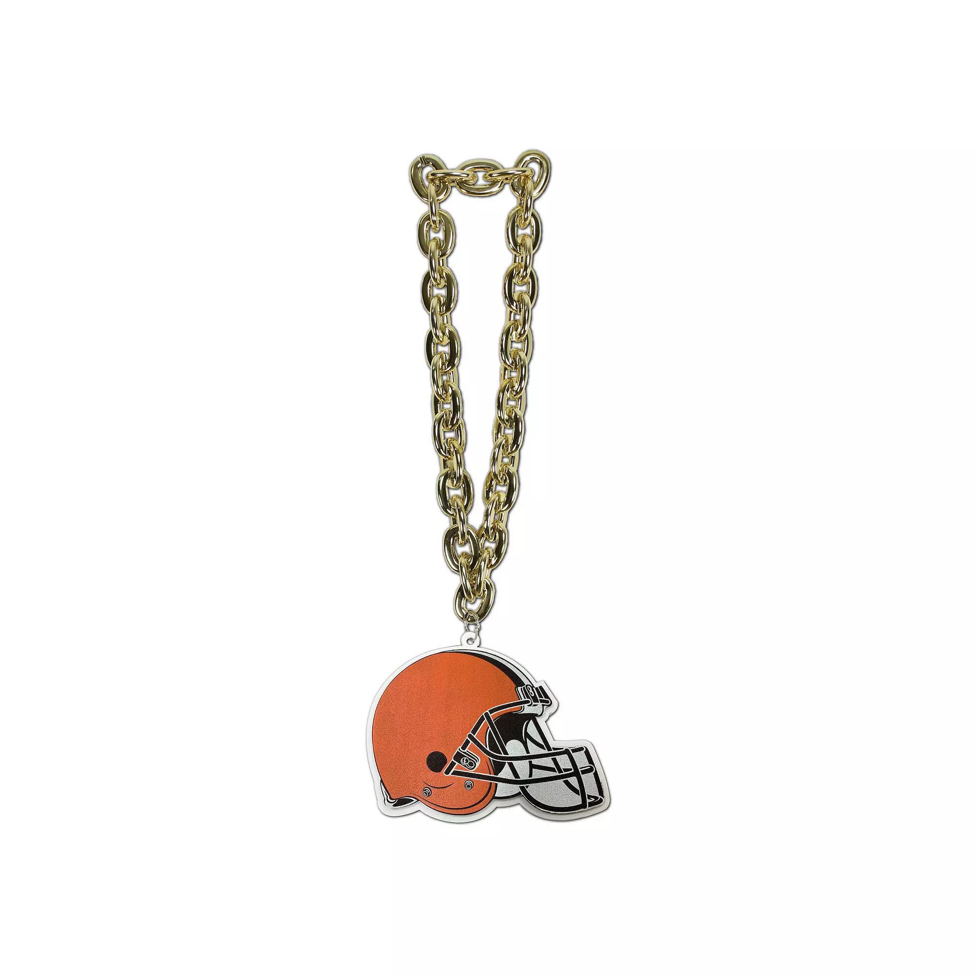 Cleveland Browns Oversized Superfan Chain Necklace, Men's, Team Product Image