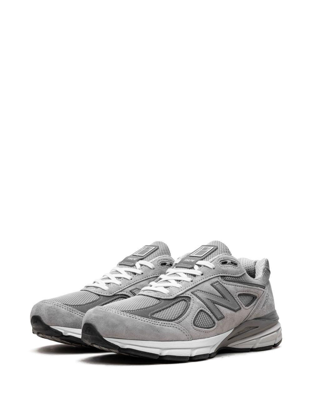 Made in USA 990v4 leather sneakers Product Image
