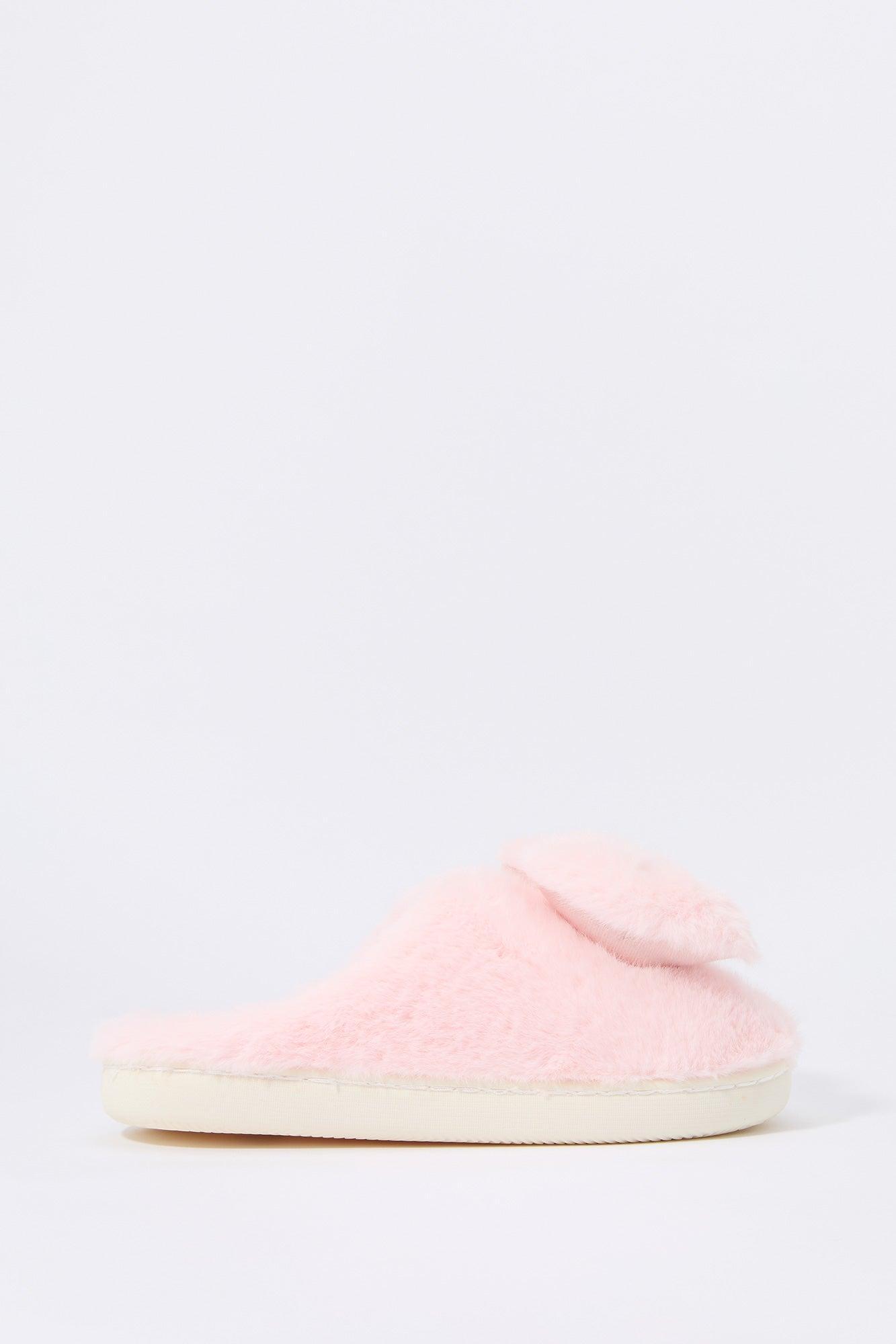 Plush Bow Slipper Female Product Image