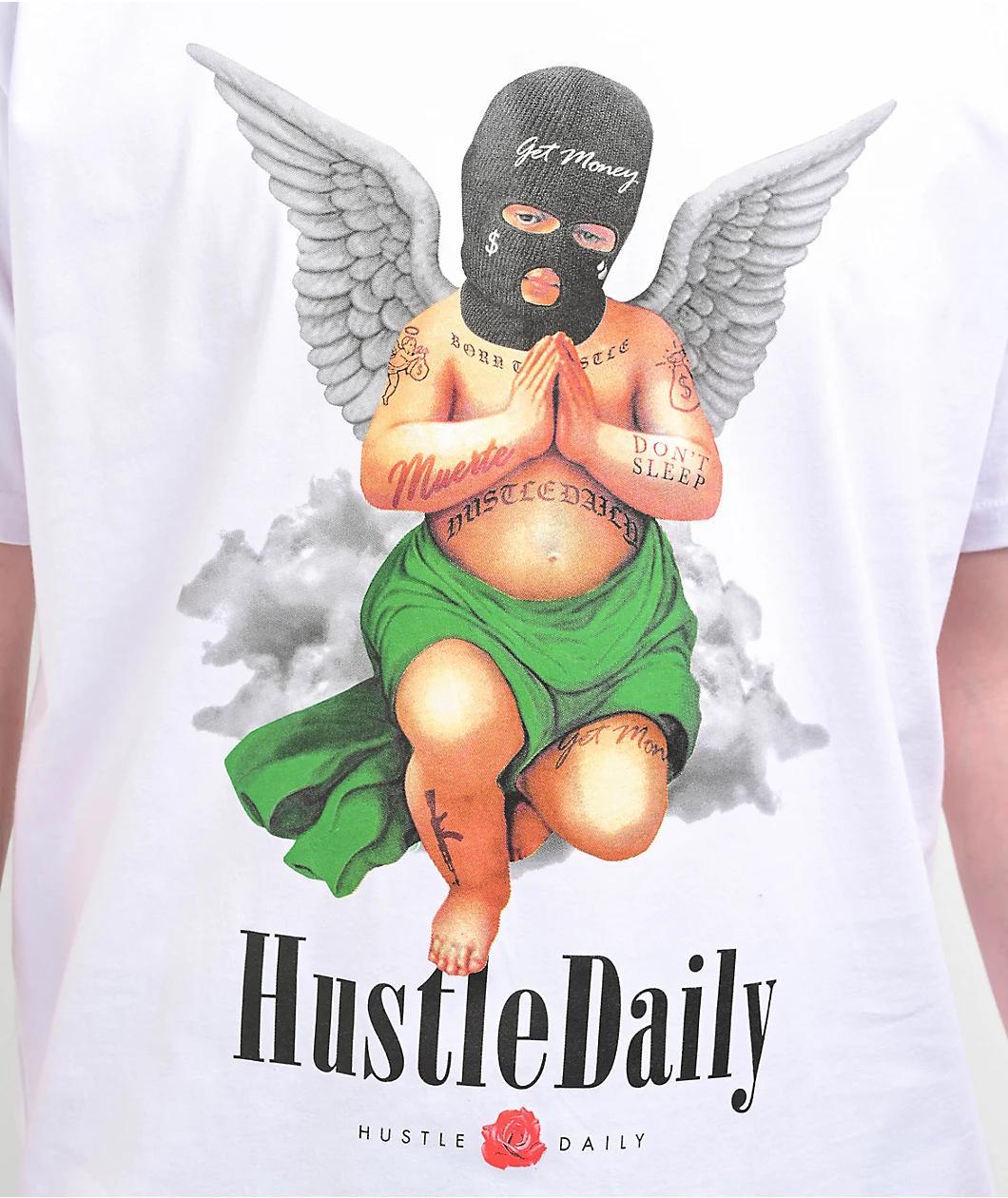 Hasta Muerte Blessed Cherub White T-Shirt Product Image