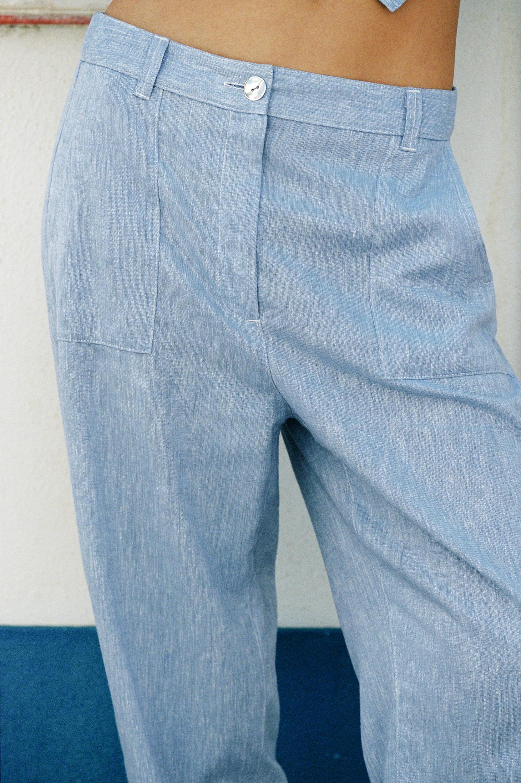 LINEN OVERSHIRT Product Image