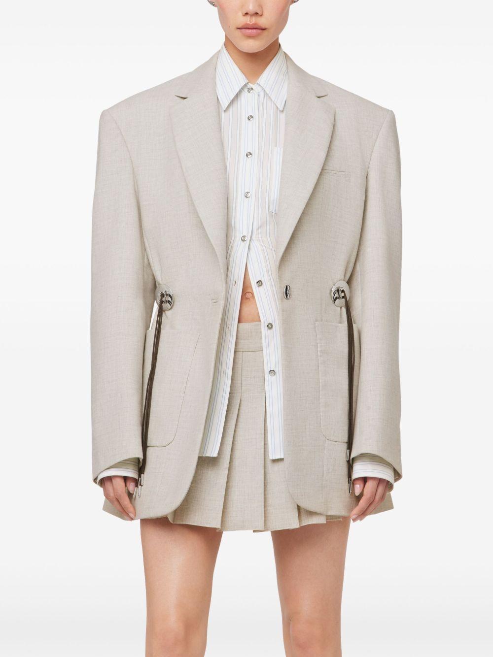 mottled wool blazer  Product Image
