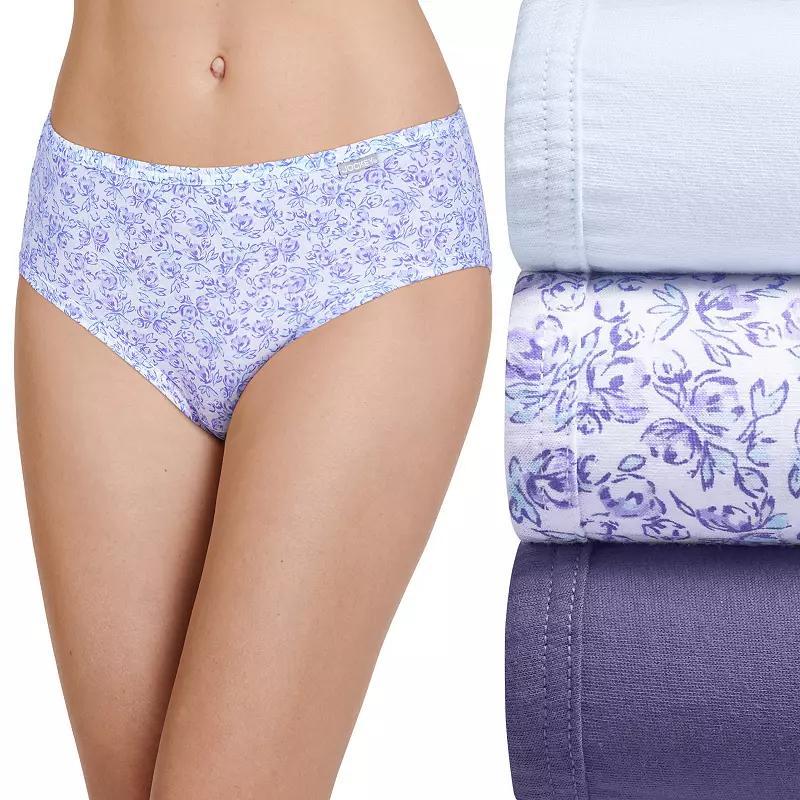 Women's Jockey® Elance 3-Pack Hipster Panty Set 1488, Size: 6, Pretty Meadow Team Product Image