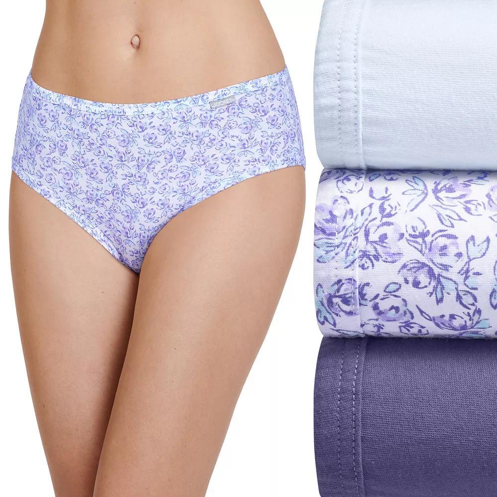 Women's Jockey® Elance 3-Pack Hipster Panty Set 1488, Size: 6, Boardwalk Stripe Product Image