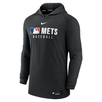 New York Mets Authentic Collection Nike Men's Dri-FIT MLB Pullover Hoodie Product Image