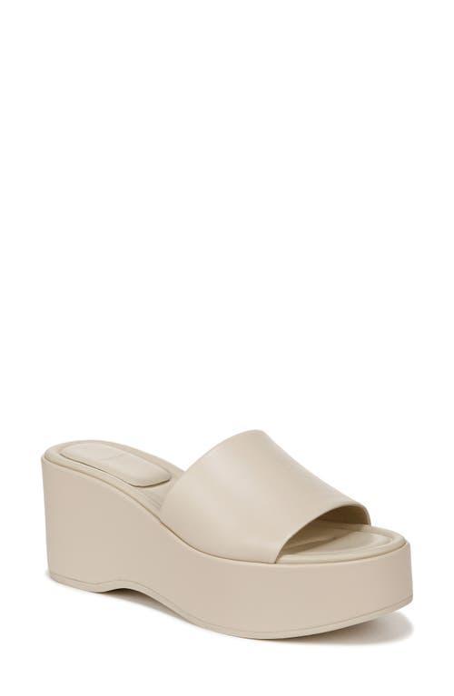 Vince Womens Polina Leather Platform Slide Sandals Product Image