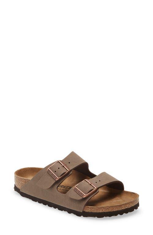 Womens Birkenstock Arizona Slide Sandal - Stone Product Image