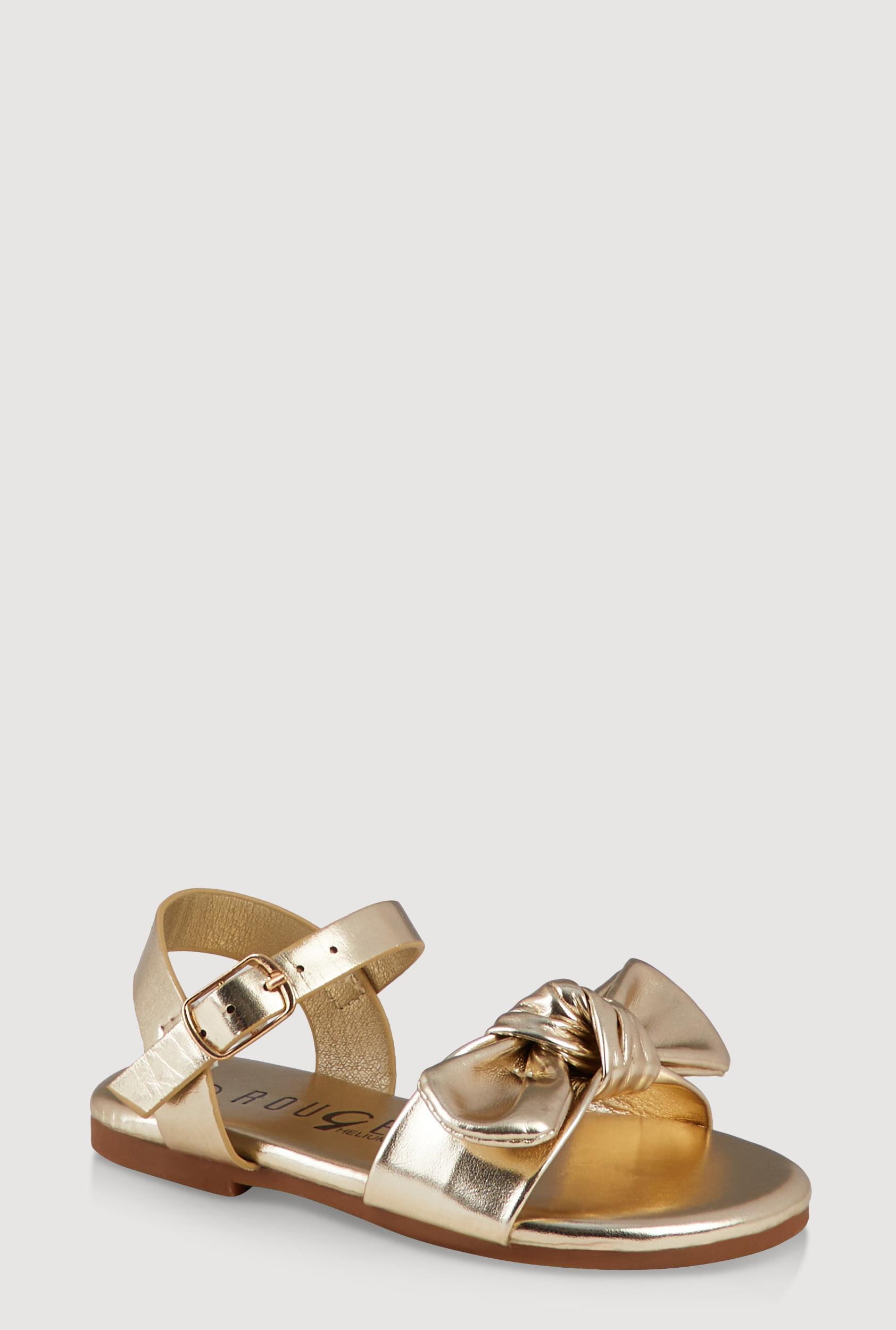 Womens Toddler Girls Bow Knot Buckle Strap Sandals Product Image
