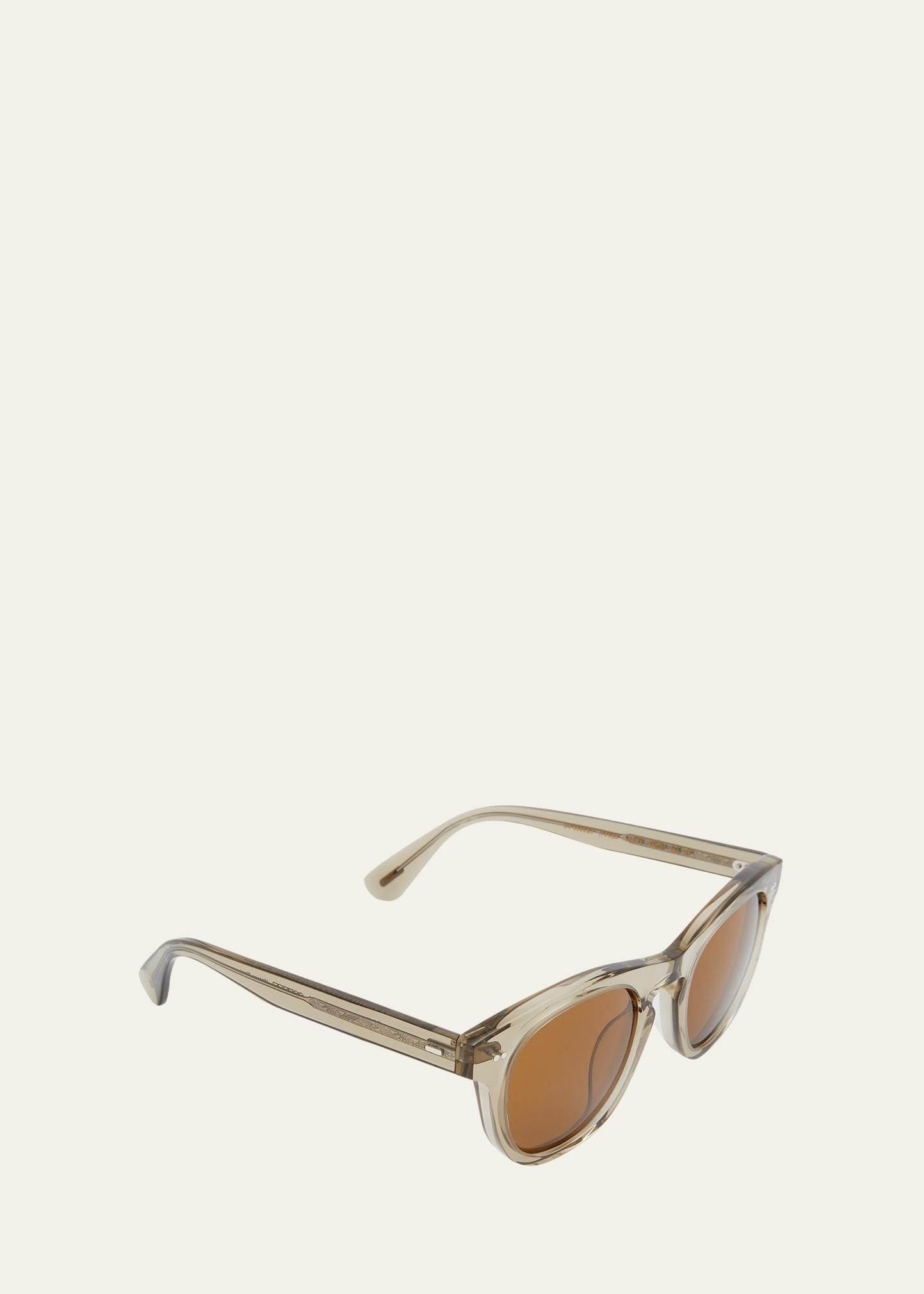 Mens Rorke Round Acetate & Crystal Sunglasses Product Image