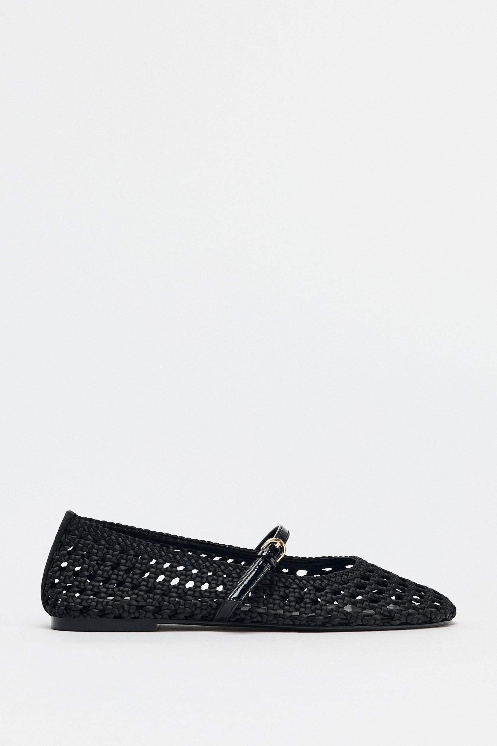WOVEN STRAP BALLET FLAT Product Image