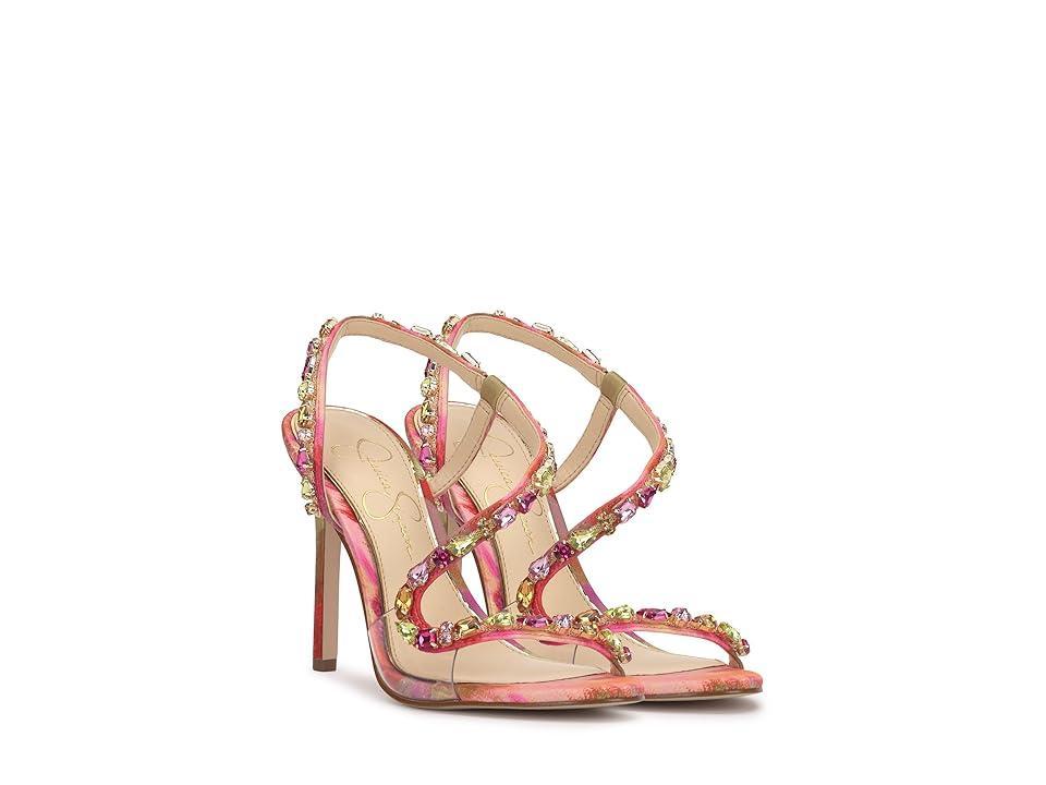 Jessica Simpson Womens Jaycin Barely-There Rhinestone Evening Sandals Product Image