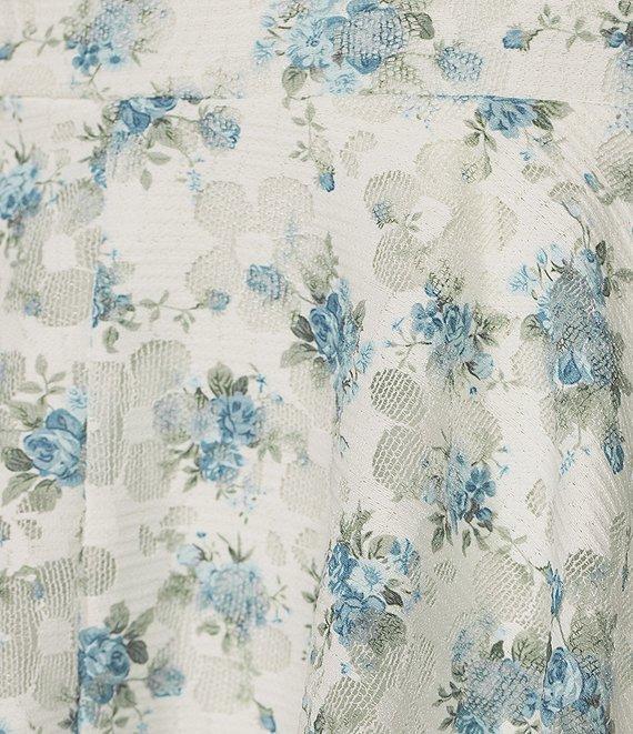 Allison & Kelly Floral Printed Sleeveless V-Neck Romper Product Image