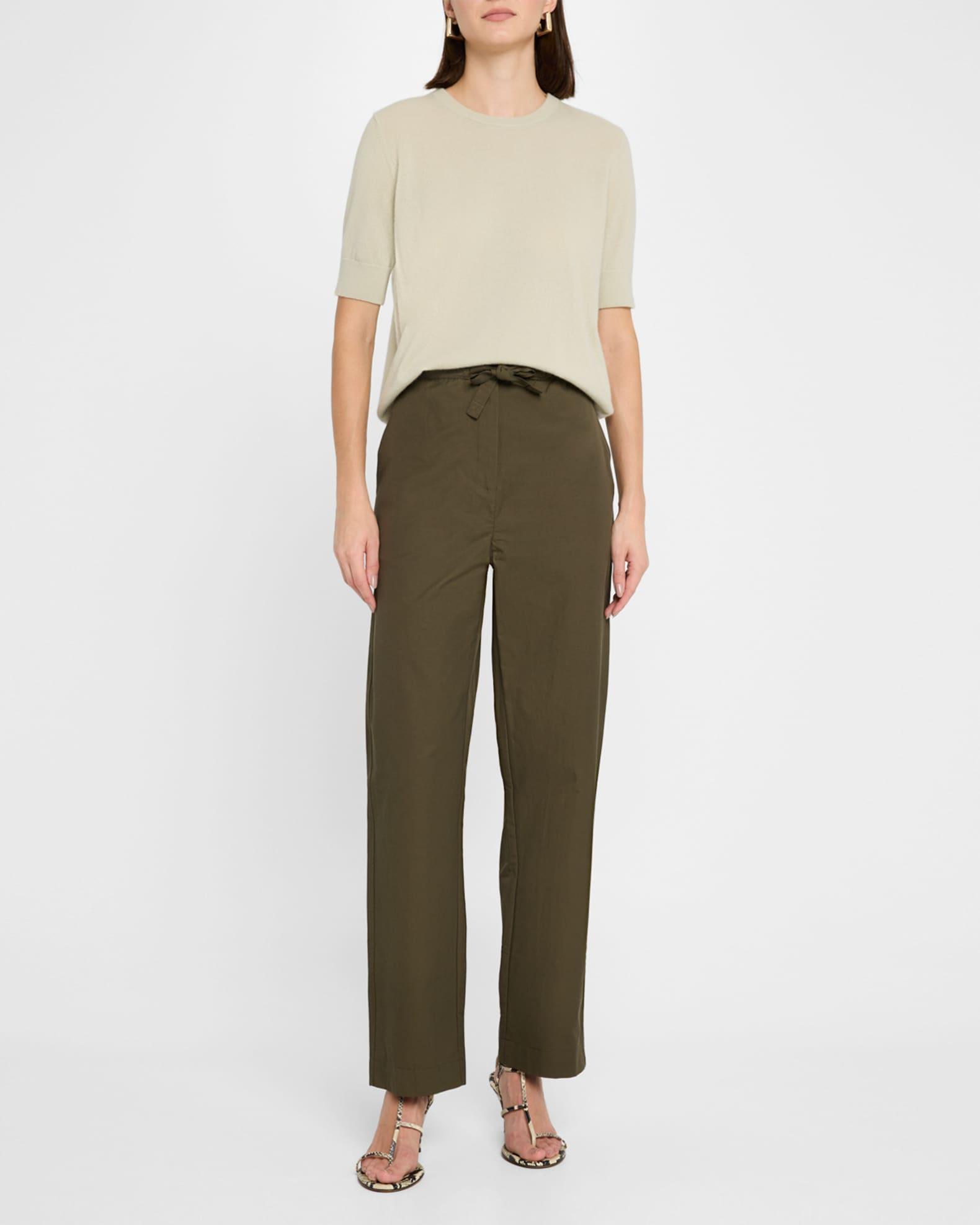 Logan Cashmere Short-Sleeve Sweater Product Image