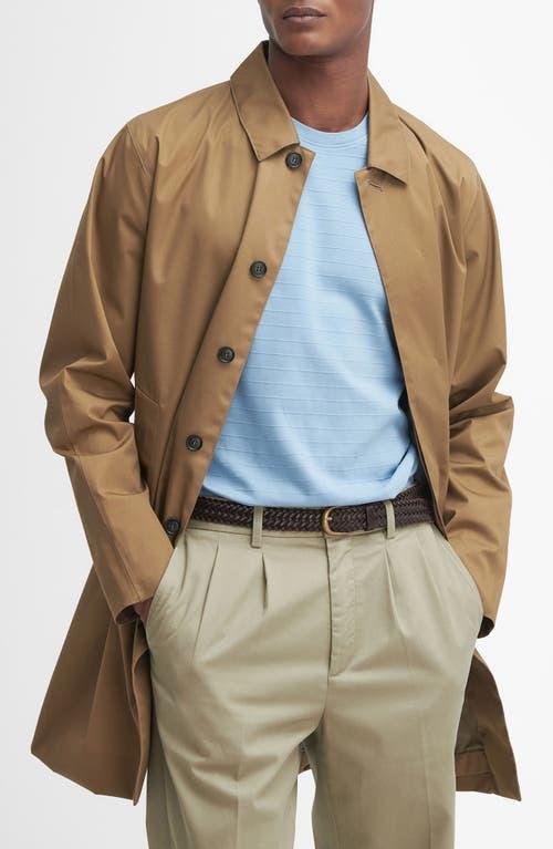 BARBOUR Lorden Waterproof Overcoat In Sand/blue Granite Tartan Product Image