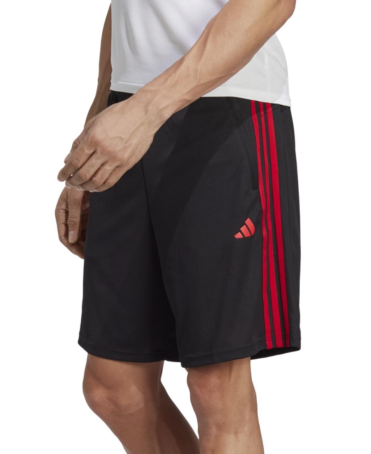 Big & Tall adidas Train Essentials Piqu 3-Stripes Training Shorts, Mens Product Image